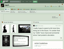 Tablet Screenshot of jagash.deviantart.com