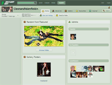 Tablet Screenshot of cleonandvalenfield.deviantart.com