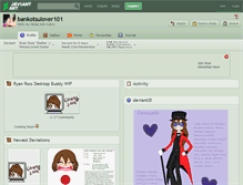 Tablet Screenshot of bankotsulover101.deviantart.com