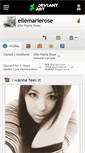 Mobile Screenshot of ellemarierose.deviantart.com