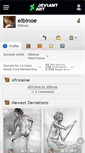 Mobile Screenshot of elbinoe.deviantart.com