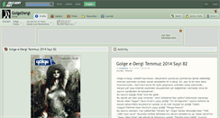 Desktop Screenshot of golgedergi.deviantart.com