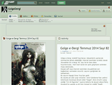 Tablet Screenshot of golgedergi.deviantart.com