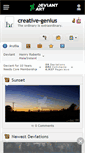 Mobile Screenshot of creative-genius.deviantart.com