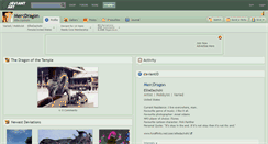 Desktop Screenshot of mercdragon.deviantart.com