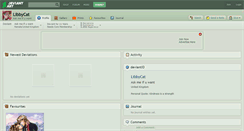 Desktop Screenshot of libbycat.deviantart.com