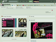 Tablet Screenshot of lorivolcom.deviantart.com
