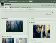 Tablet Screenshot of gnarlyninja.deviantart.com
