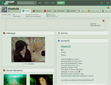 Tablet Screenshot of kinetic06.deviantart.com
