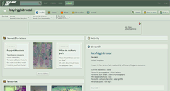 Desktop Screenshot of lozyfrigginbrootal.deviantart.com