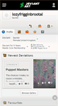 Mobile Screenshot of lozyfrigginbrootal.deviantart.com