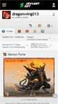 Mobile Screenshot of dragonwing013.deviantart.com