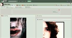 Desktop Screenshot of kitten-face.deviantart.com