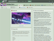 Tablet Screenshot of fantasy-zoo.deviantart.com