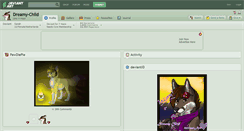 Desktop Screenshot of dreamy-child.deviantart.com