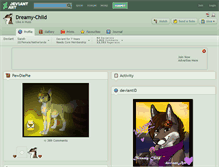 Tablet Screenshot of dreamy-child.deviantart.com