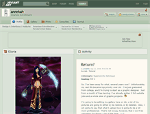 Tablet Screenshot of anrehah.deviantart.com