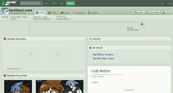 Desktop Screenshot of kai-hilary-lovers.deviantart.com