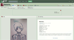 Desktop Screenshot of ibetheonly.deviantart.com