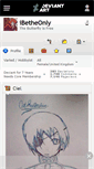 Mobile Screenshot of ibetheonly.deviantart.com