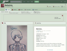 Tablet Screenshot of ibetheonly.deviantart.com