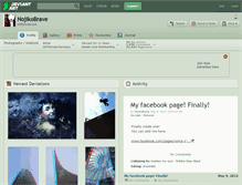 Tablet Screenshot of nojikobrave.deviantart.com