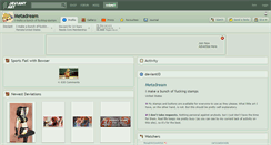 Desktop Screenshot of metadream.deviantart.com