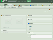 Tablet Screenshot of pinpo.deviantart.com