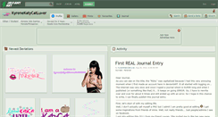 Desktop Screenshot of kyrenekatycatluver.deviantart.com