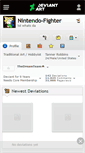 Mobile Screenshot of nintendo-fighter.deviantart.com