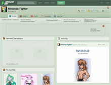 Tablet Screenshot of nintendo-fighter.deviantart.com