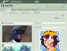 Tablet Screenshot of king-sangos.deviantart.com