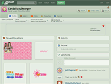 Tablet Screenshot of candestraystronger.deviantart.com