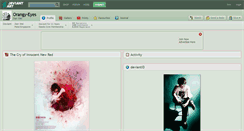 Desktop Screenshot of orangy-eyes.deviantart.com