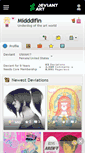 Mobile Screenshot of midddifin.deviantart.com