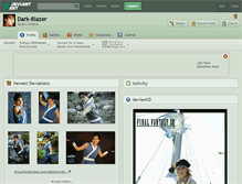 Tablet Screenshot of dark-blazer.deviantart.com