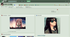 Desktop Screenshot of modern-swinger.deviantart.com