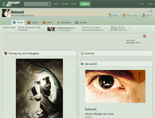 Tablet Screenshot of botonet.deviantart.com