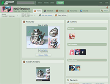 Tablet Screenshot of mmx-fanasty.deviantart.com