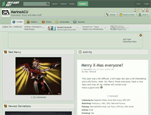 Tablet Screenshot of marineacu.deviantart.com