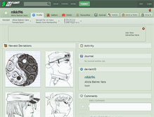 Tablet Screenshot of nikki96.deviantart.com