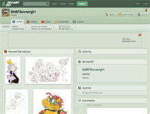 Tablet Screenshot of bmbfbowsergirl.deviantart.com