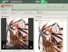 Tablet Screenshot of alf874.deviantart.com