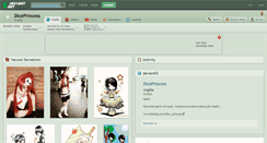 Desktop Screenshot of diceprincess.deviantart.com