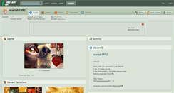 Desktop Screenshot of mariah1992.deviantart.com