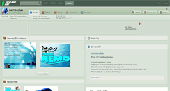 Desktop Screenshot of nemo-club.deviantart.com