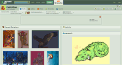 Desktop Screenshot of castrorose.deviantart.com