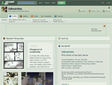 Tablet Screenshot of odinsartists.deviantart.com