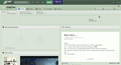 Desktop Screenshot of mingchan.deviantart.com