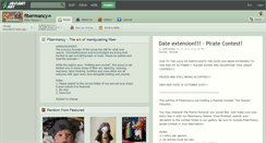 Desktop Screenshot of fibermancy.deviantart.com